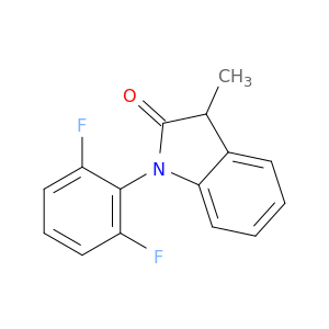 2H-Indol-2-one, 1-(2,6-difluorophenyl)-1,3-dihydro-3-methyl-