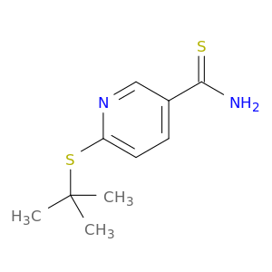 6-(叔丁基硫烷基)吡啶-3-碳硫酰胺
