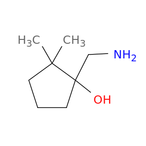 1-(Aminomethyl)-2,2-dimethylcyclopentan-1-ol