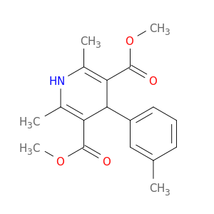 1,4-DIHYDRO-2,6-DIMETHYL-4-(3-METHYLPHENYL)-3,5-PYRIDINEDICARBOXYLIC ACID DIMETHYL ESTER
