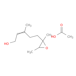 2-Penten-1-ol, 5-(2,3-dimethyloxiranyl)-3-methyl-, acetate