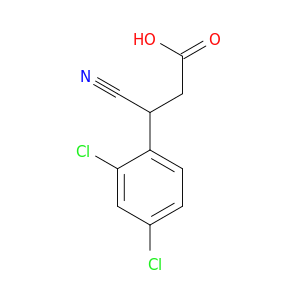 3-(2,4-DICHLOROPHENYL)-3-CYANOPROPANOIC ACID