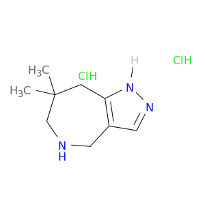 7,7-Dimethyl-1H,4H,5H,6H,7H,8H-pyrazolo[4,3-c]azepine dihydrochloride