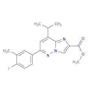 6-(4-氟-3-甲基苯基)-8-异丙基咪唑并[1,2-b]哒嗪-2-羧酸甲酯