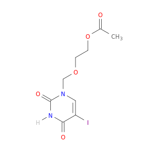 2,4(1H,3H)-Pyrimidinedione, 1-[[2-(acetyloxy)ethoxy]methyl]-5-iodo-