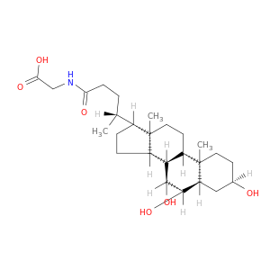 Glycine, N-[(3a,5b,6a,7a)-3,6,7-trihydroxy-24-oxocholan-24-yl]-