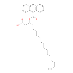9-Anthracenecarboxylic acid, 1-(carboxymethyl)hexadecyl ester
