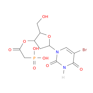 Uridine,5-bromo-2'-deoxy-, 3'-(phosphonoacetate) (9CI)
