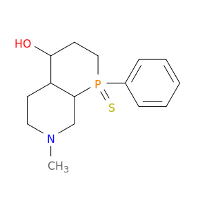 Phosphorino[2,3-c]pyridin-4-ol, decahydro-7-methyl-1-phenyl-, 1-sulfide