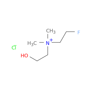 N-(2-FLUOROETHYL)-2-HYDROXY-N,N-DIMETHYL-ETHANAMINIUM CHLORIDE