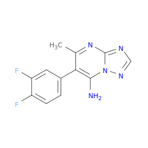 [1,2,4]Triazolo[1,5-a]pyrimidin-7-amine, 6-(3,4-difluorophenyl)-5-methyl-