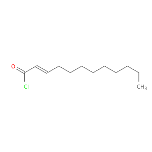 2-Dodecenoyl chloride, (E)-