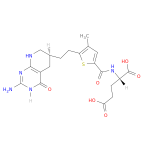N-[(5-{2-[(6S)-2-AMINO-4-OXO-3,4,5,6,7,8-HEXAHYDROPYRIDO[2,3-D]PYRIMIDIN-6-YL]ETHYL}-4-METHYLTHIOPHEN-2-YL)CARBONYL]-L-GLUTAMIC ACID