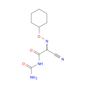 Acetamide, N-(aminocarbonyl)-2-cyano-2-[(cyclohexyloxy)imino]-