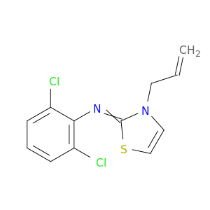 Benzenamine, 2,6-dichloro-N-[3-(2-propenyl)-2(3H)-thiazolylidene]-