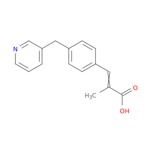 2-Propenoic acid,2-methyl-3-[4-(3-pyridinylmethyl)phenyl]-, (2E)-