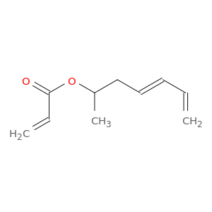 2-Propenoic acid, (3E)-1-methyl-3,5-hexadienyl ester