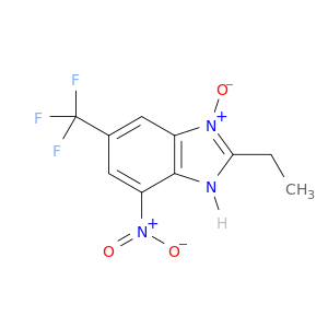 1H-Benzimidazole, 2-ethyl-7-nitro-5-(trifluoromethyl)-, 3-oxide