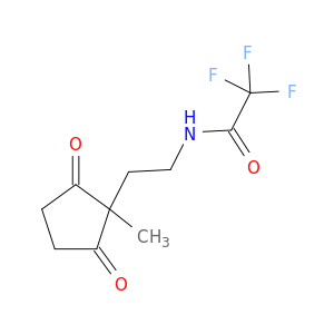 Acetamide, 2,2,2-trifluoro-N-[2-(1-methyl-2,5-dioxocyclopentyl)ethyl]-