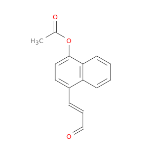 2-Propenal, 3-[4-(acetyloxy)-1-naphthalenyl]-, (E)-