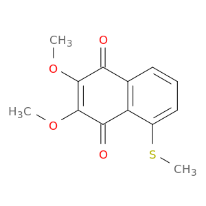 1,4-Naphthalenedione, 2,3-dimethoxy-5-(methylthio)-