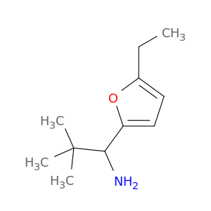 1-(5-ethylfuran-2-yl)-2,2-dimethylpropan-1-amine
