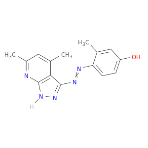 Phenol, 4-[(4,6-dimethyl-1H-pyrazolo[3,4-b]pyridin-3-yl)azo]-3-methyl-