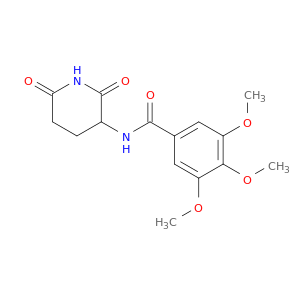 Benzamide, N-(2,6-dioxo-3-piperidinyl)-3,4,5-trimethoxy-
