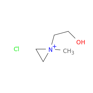 Aziridinium, 1-(2-hydroxyethyl)-1-methyl-, chloride