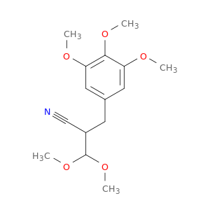 α-(二甲氧基甲基)-3,4,5-三甲氧基苯丙二腈