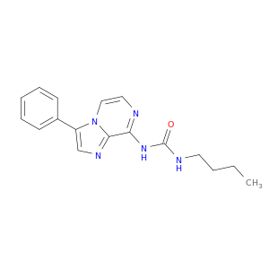 Urea, N-butyl-N'-(3-phenylimidazo[1,2-a]pyrazin-8-yl)-