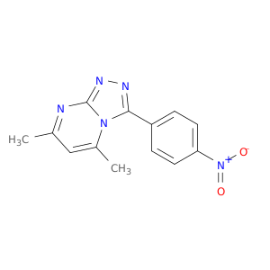 1,2,4-Triazolo[4,3-a]pyrimidine, 5,7-dimethyl-3-(4-nitrophenyl)-