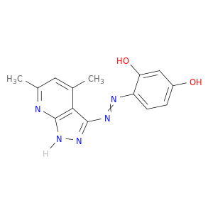 1,3-Benzenediol, 4-[(4,6-dimethyl-1H-pyrazolo[3,4-b]pyridin-3-yl)azo]-