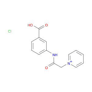 Pyridinium, 1-[2-[(3-carboxyphenyl)amino]-2-oxoethyl]-, chloride
