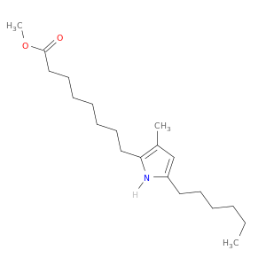 1H-Pyrrole-2-octanoic acid, 5-hexyl-3-methyl-, methyl ester