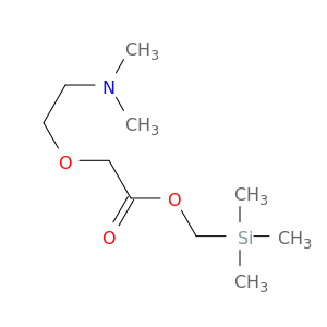 Acetic acid, [2-(dimethylamino)ethoxy]-, (trimethylsilyl)methyl ester