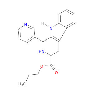 1H-Pyrido[3,4-b]indole-3-carboxylicacid, 2,3,4,9-tetrahydro-1-(3-pyridinyl)-, propyl ester