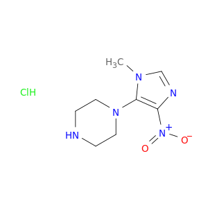 1-(1-Methyl-4-nitro-1H-imidazol-5-yl)piperazine Hydrochloride