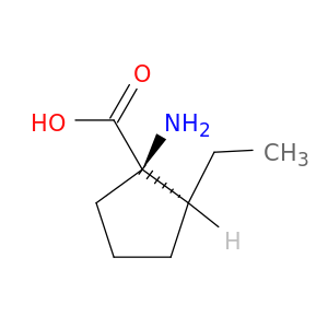 Cyclopentanecarboxylicacid, 1-amino-2-ethyl-, (1R,2S)-