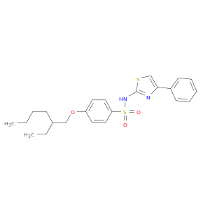 Benzenesulfonamide, 4-[(2-ethylhexyl)oxy]-N-(4-phenyl-2-thiazolyl)-