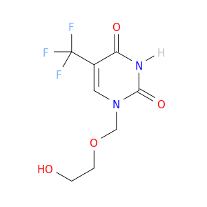 2,4(1H,3H)-Pyrimidinedione,1-[(2-hydroxyethoxy)methyl]-5-(trifluoromethyl)-