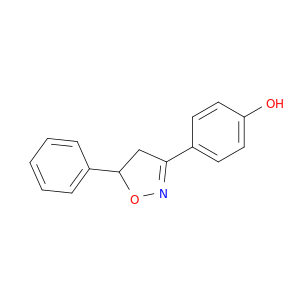 Phenol, 4-(4,5-dihydro-5-phenyl-3-isoxazolyl)-