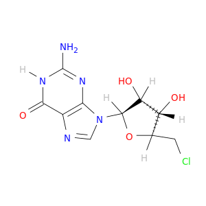 Guanosine, 5'-chloro-5'-deoxy-