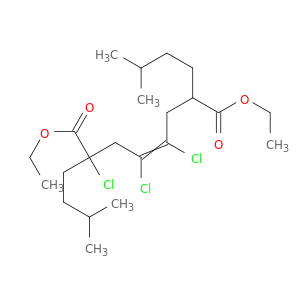 4-Octenedioic acid, 2,4,5-trichloro-2,7-bis(3-methylbutyl)-, diethyl ester