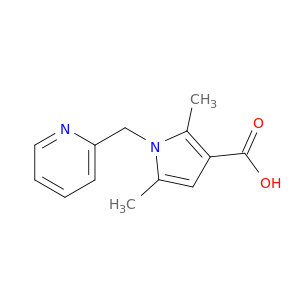 2,5-Dimethyl-1-(pyridin-2-ylmethyl)-1H-pyrrole-3-carboxylic Acid