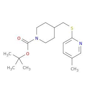 4-(5-甲基-吡啶-2-基硫基甲基)-哌啶-1-羧酸叔丁酯