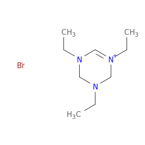 1,3,5-Triazinium, 1,3,5-triethyl-2,3,4,5-tetrahydro-, bromide