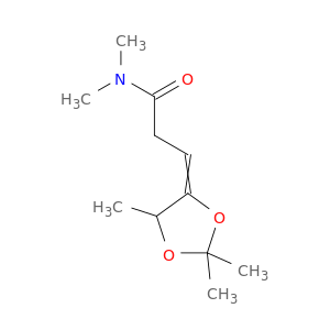 Propanamide, N,N-dimethyl-3-(2,2,5-trimethyl-1,3-dioxolan-4-ylidene)-