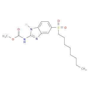 Carbamic acid, [5-(octylsulfonyl)-1H-benzimidazol-2-yl]-, methyl ester