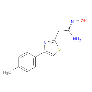 N'-hHydroxy-2-[4-(4-methylphenyl)-1,3-thiazol-2-yl]ethanimidamide